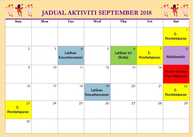 Jadual-aktiviti-september